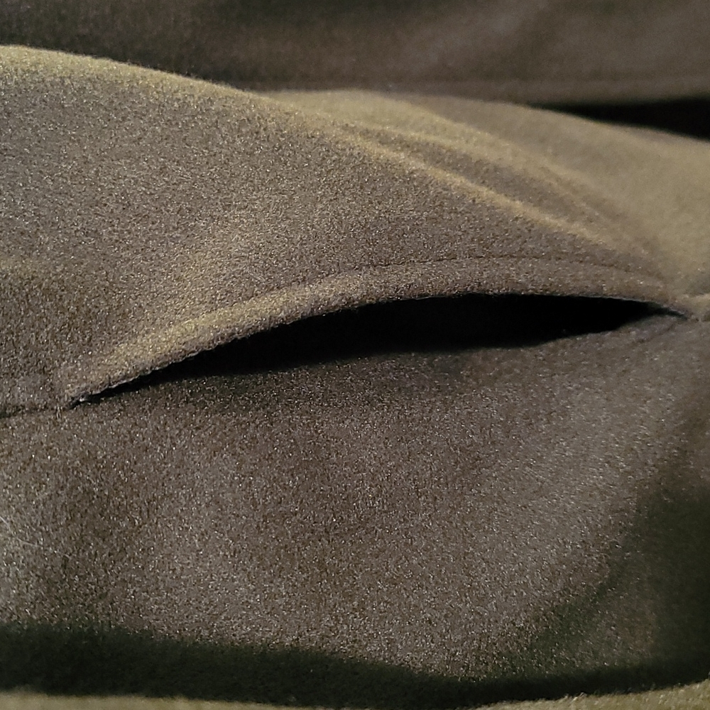 Army Green Longline Coat.  Size M - Picture 4 of 11